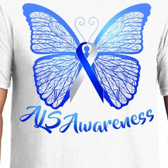 ALS Awareness Butterfly Pajama Set