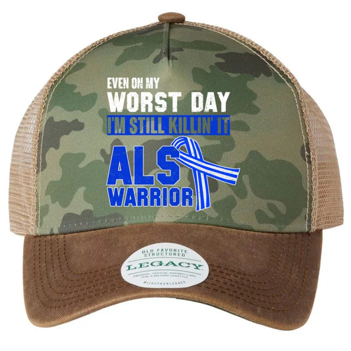 ALS Warrior Legacy Tie Dye Trucker Hat