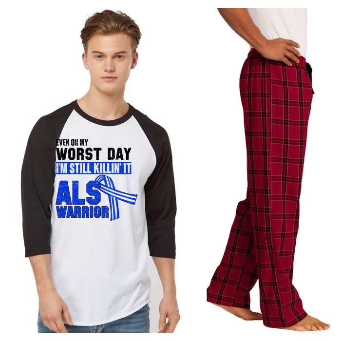 ALS Warrior Raglan Sleeve Pajama Set