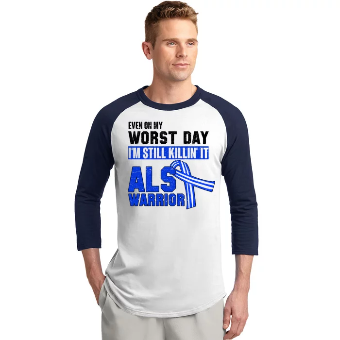 ALS Warrior Baseball Sleeve Shirt