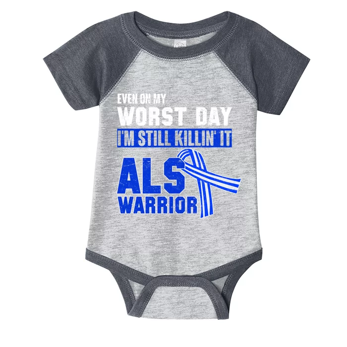 ALS Warrior Infant Baby Jersey Bodysuit