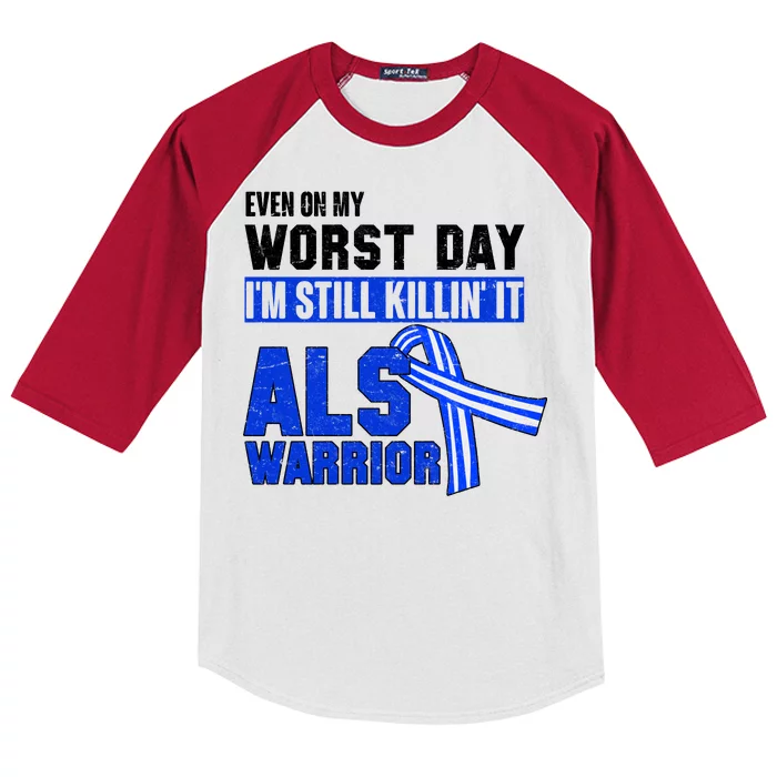 ALS Warrior Kids Colorblock Raglan Jersey