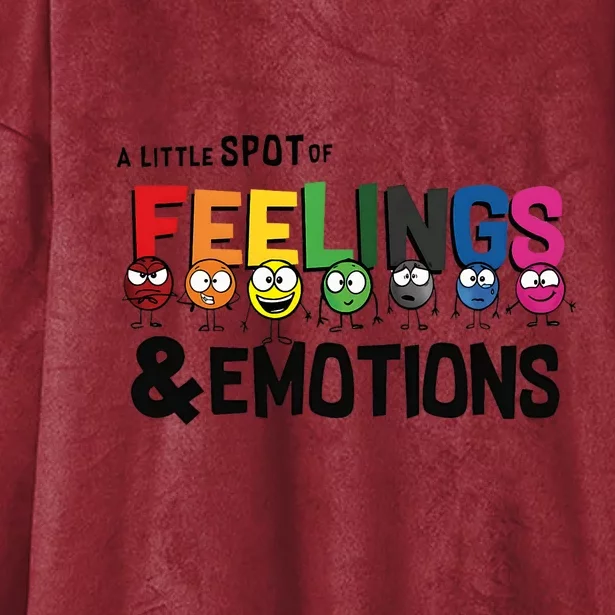 A Little Spot Of Feelings And Emotions Costume Hooded Wearable Blanket