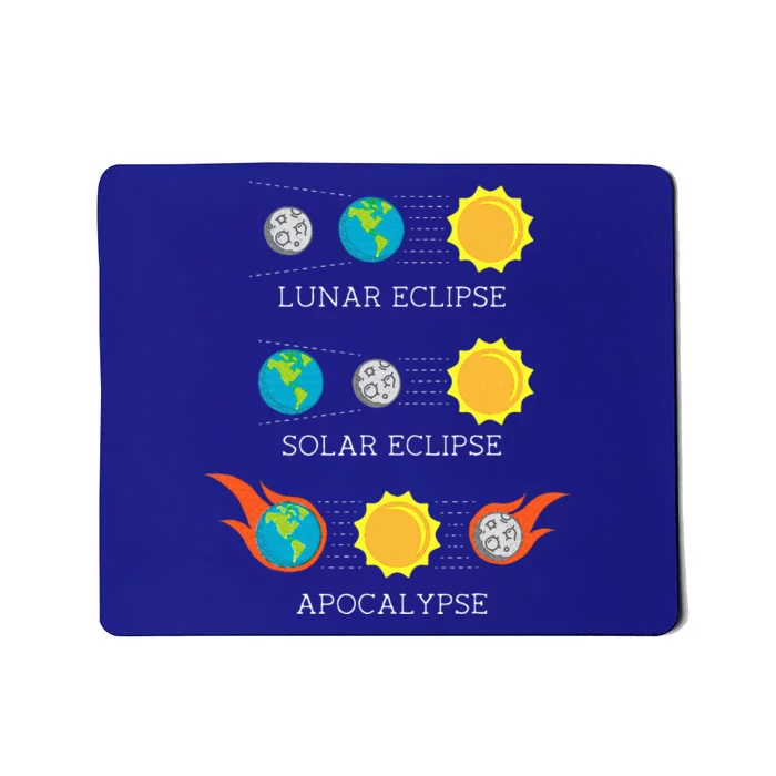 Apocalypse Lunar Solar Eclipse Space Mousepad