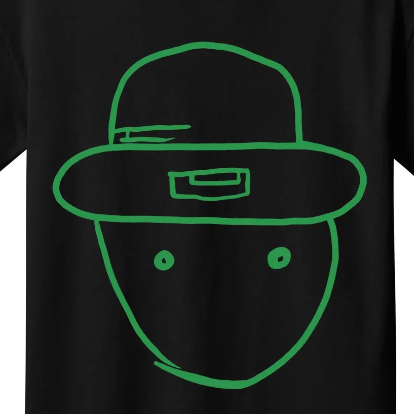 Amateur Leprechaun Sketch Kids T-Shirt