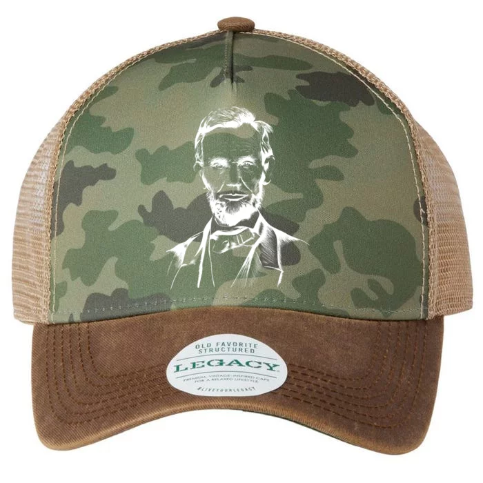 Abraham Lincoln Sketch Legacy Tie Dye Trucker Hat