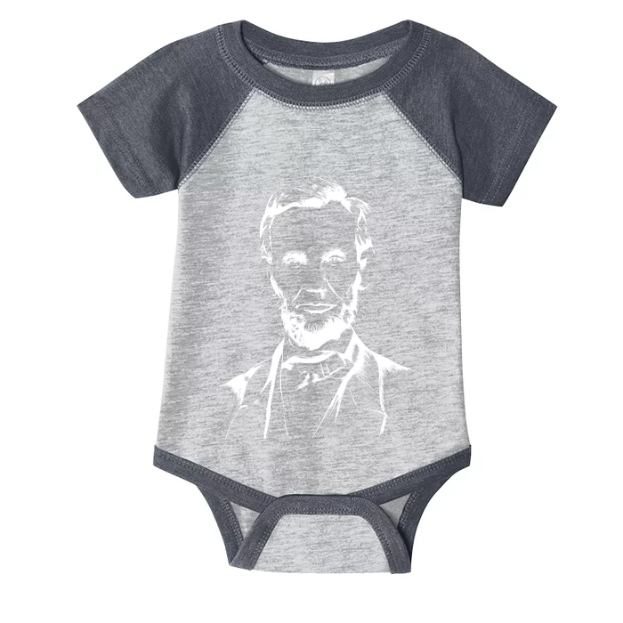 Abraham Lincoln Sketch Infant Baby Jersey Bodysuit