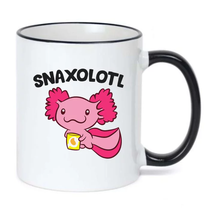 Axolotl Lover Snaxolotl Kawaii Axolotl Food Sweets Black Color Changing Mug