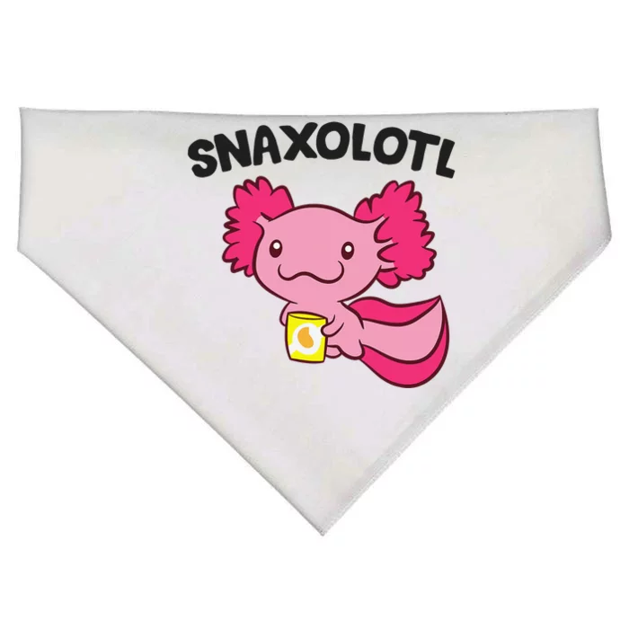 Axolotl Lover Snaxolotl Kawaii Axolotl Food Sweets USA-Made Doggie Bandana