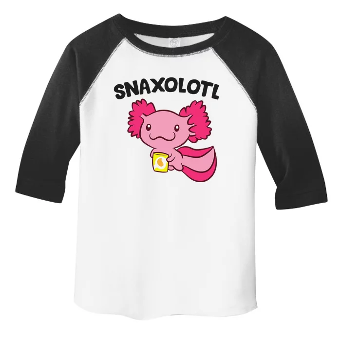 Axolotl Lover Snaxolotl Kawaii Axolotl Food Sweets Toddler Fine Jersey T-Shirt