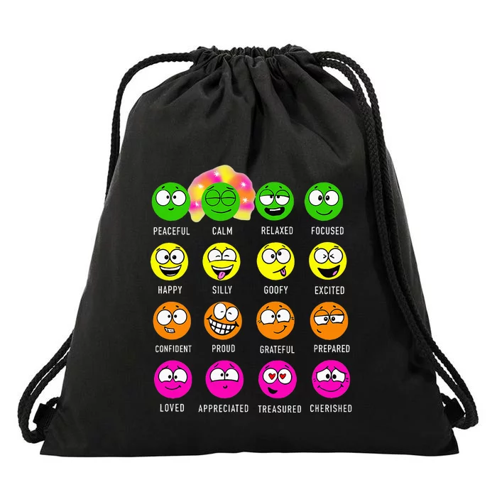 A Little Spot Of Feelings Group Drawstring Bag