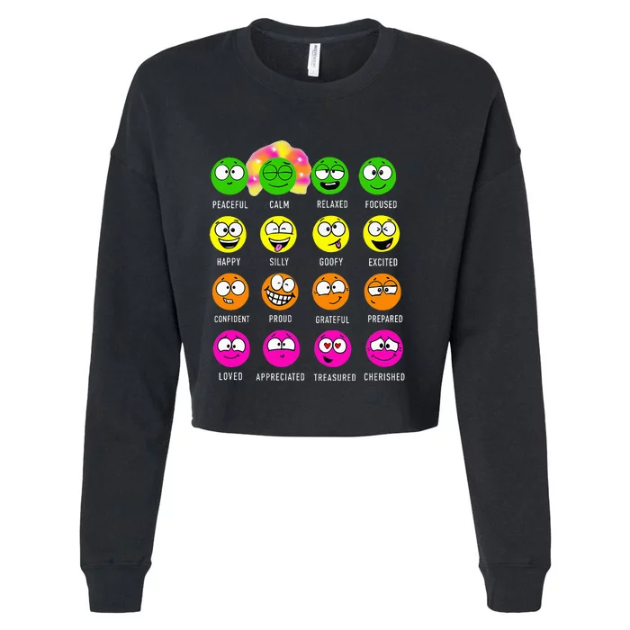 A Little Spot Of Feelings Group Cropped Pullover Crew