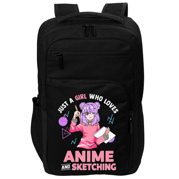 Anime Lover Sketching Enthusiast Impact Tech Backpack