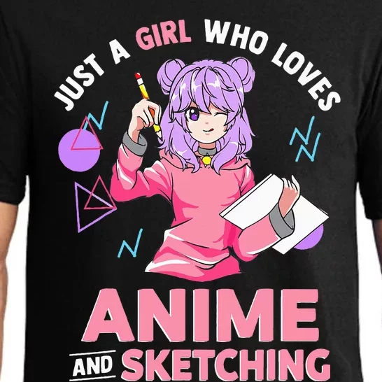 Anime Lover Sketching Enthusiast Pajama Set