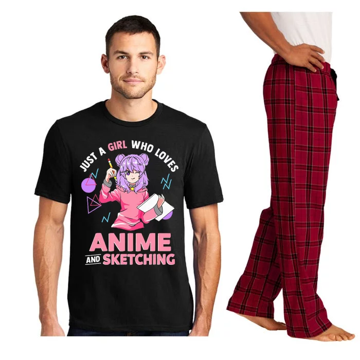 Anime Lover Sketching Enthusiast Pajama Set