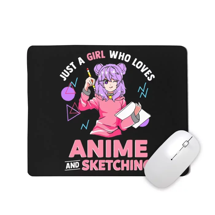 Anime Lover Sketching Enthusiast Mousepad