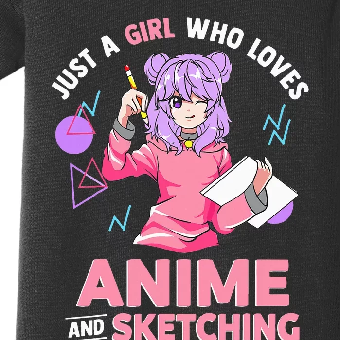 Anime Lover Sketching Enthusiast Baby Bodysuit