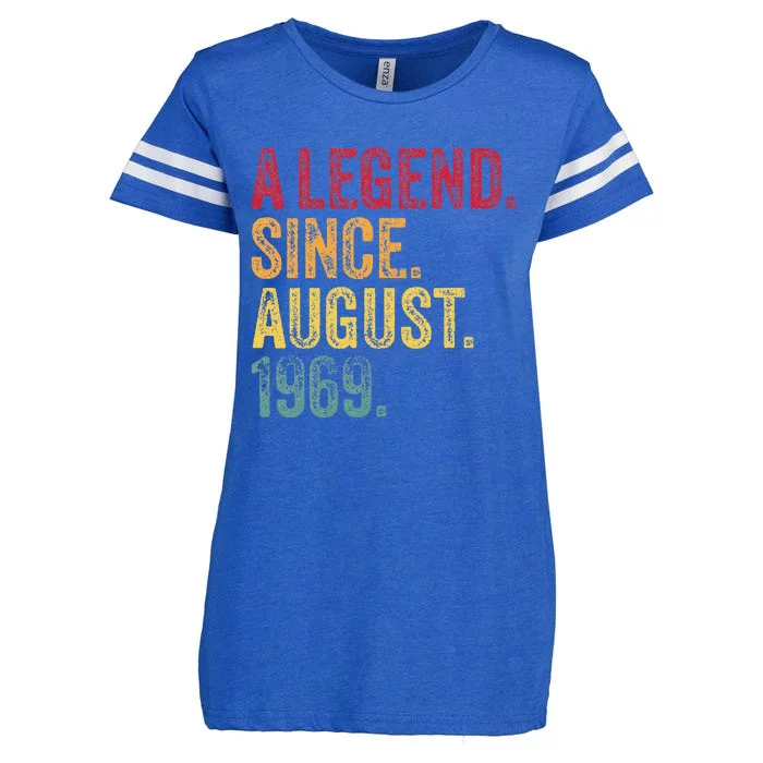 A Legend Since August 1969 50th Birthday Gift Vintage Retro Enza Ladies Jersey Football T-Shirt