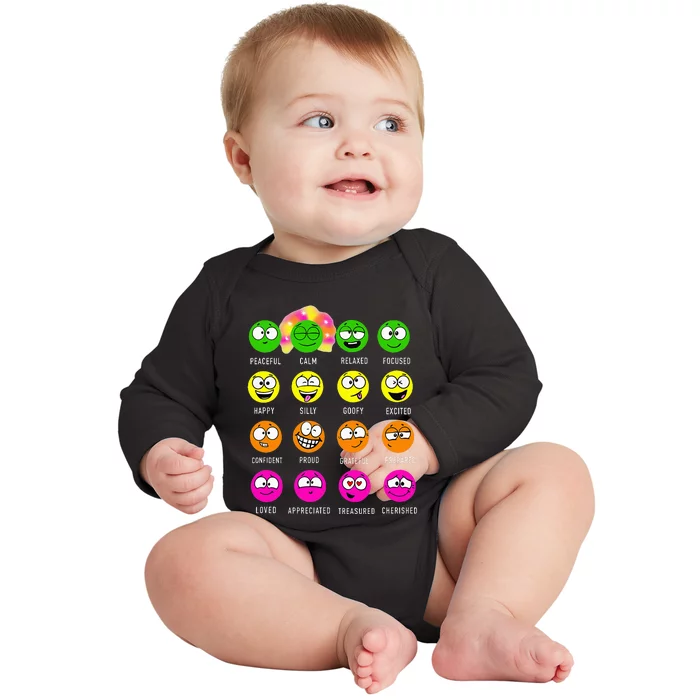 A Little Spot Of Feelings Group Baby Long Sleeve Bodysuit