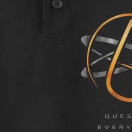 Atheist Logo Science Atom Symbol Question Everything Dry Zone Grid Performance Polo