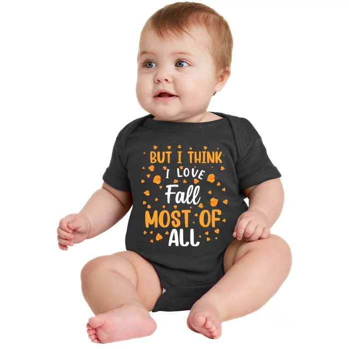 Autumnal Love Statement Baby Bodysuit