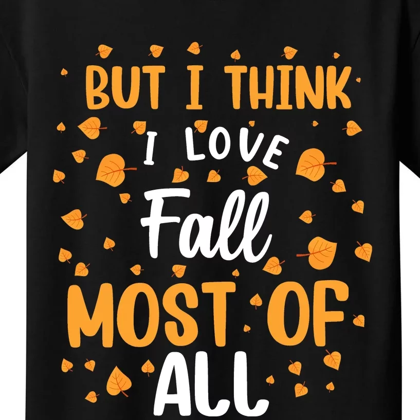 Autumnal Love Statement Kids T-Shirt