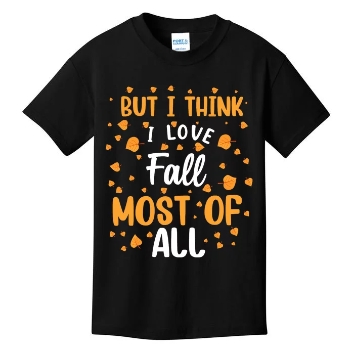 Autumnal Love Statement Kids T-Shirt