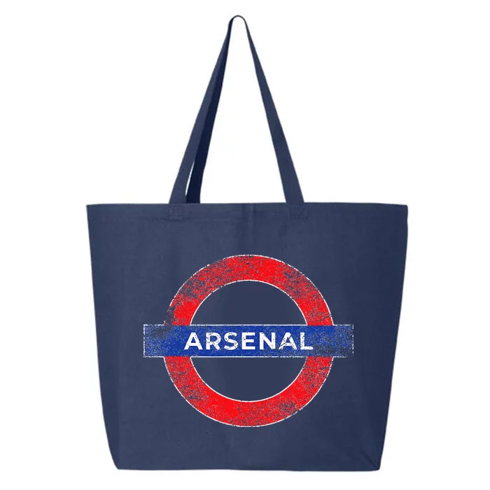 Arsenal London Subway Sign 25L Jumbo Tote