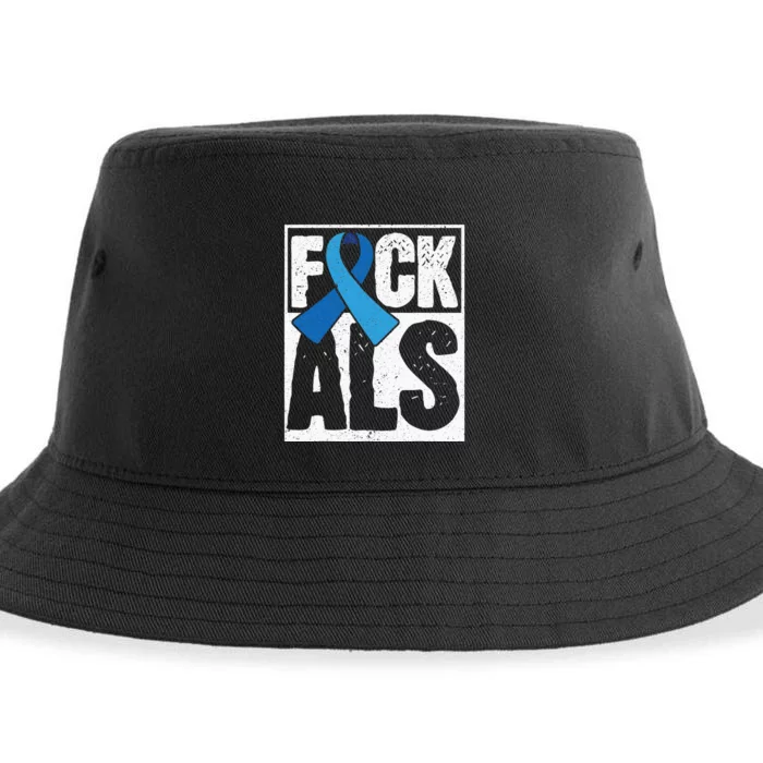 Amyotrophic Lateral Sclerosis ALS Awareness Disease Disorder Sustainable Bucket Hat