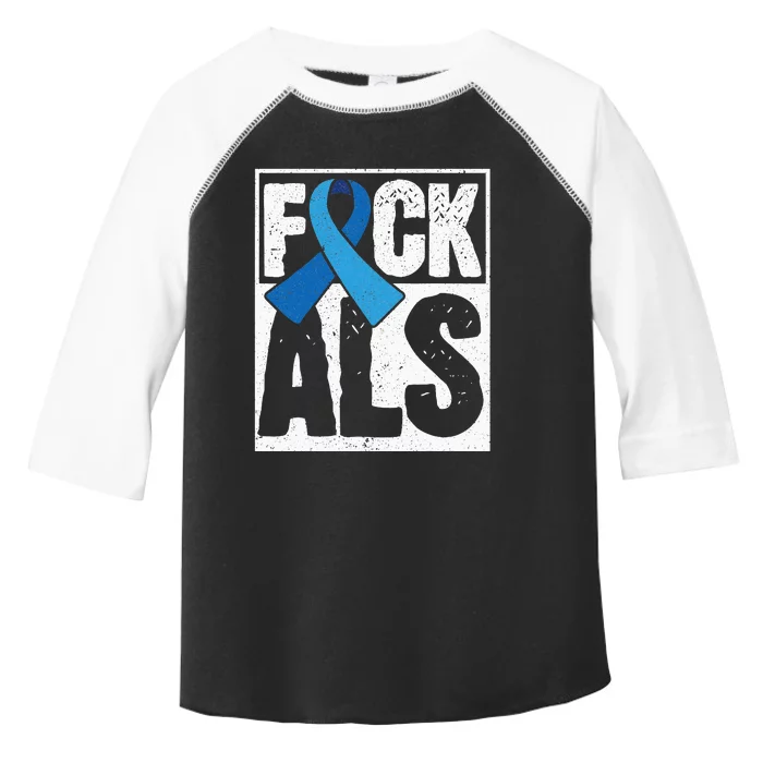 Amyotrophic Lateral Sclerosis ALS Awareness Disease Disorder Toddler Fine Jersey T-Shirt