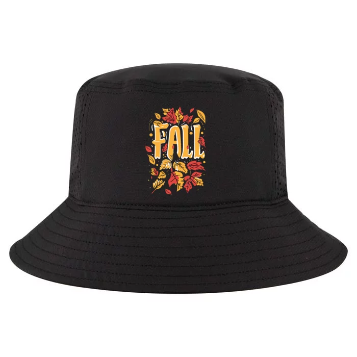 Autumn Leaves Seasonal Graphic Cool Comfort Performance Bucket Hat