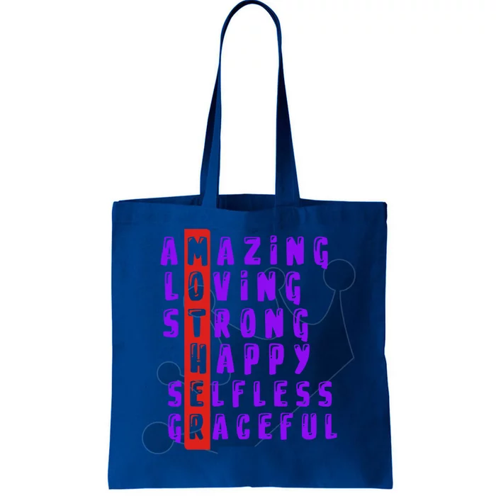 Amazing Loving Strong And Selfless Mom Love For Mother Gift Tote Bag