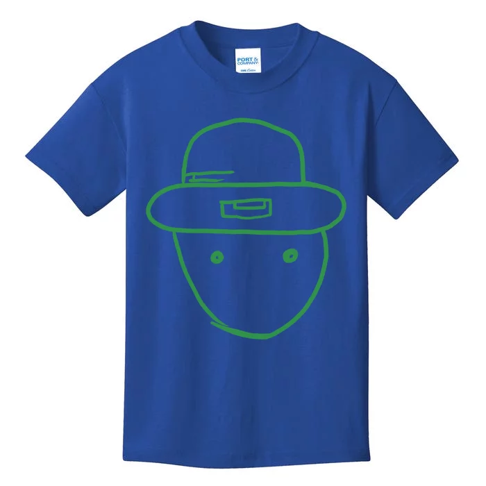 Amateur Leprechaun Sketch Gift Kids T-Shirt