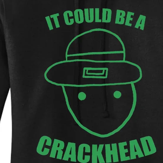 Amateur Leprechaun Sketch Could Be A Crackhead St Patricks Women's Pullover Hoodie