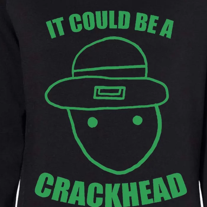 Amateur Leprechaun Sketch Could Be A Crackhead St Patricks Womens California Wash Sweatshirt