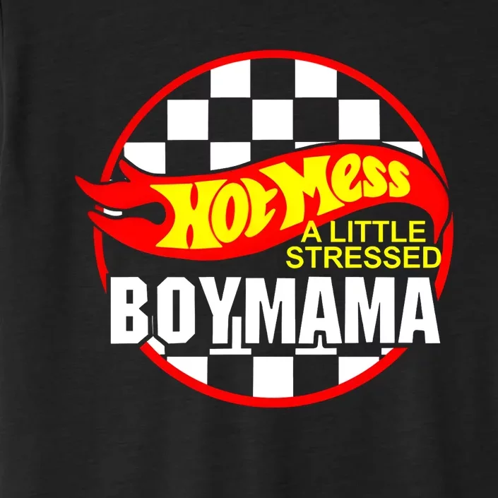 A Little Stressed Boy Mama ChromaSoft Performance T-Shirt