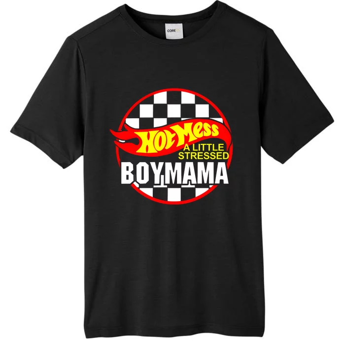 A Little Stressed Boy Mama ChromaSoft Performance T-Shirt