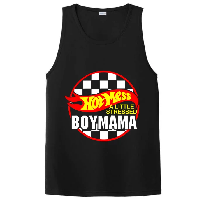 A Little Stressed Boy Mama Performance Tank