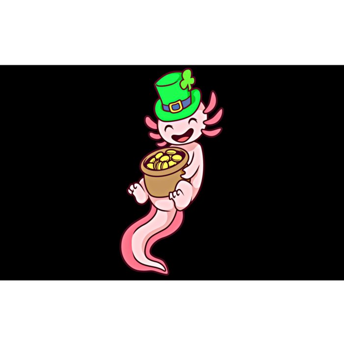 Axolotl Leprechaun St Patricks Axolotl Gift Bumper Sticker