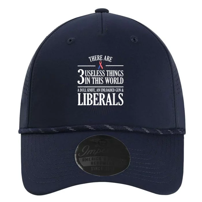 Anti Liberal TShirt: Useless Liberals, Liberal Tears Performance The Dyno Cap