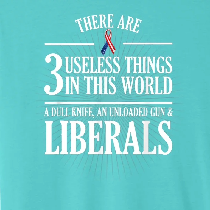 Anti Liberal TShirt: Useless Liberals, Liberal Tears ChromaSoft Performance T-Shirt