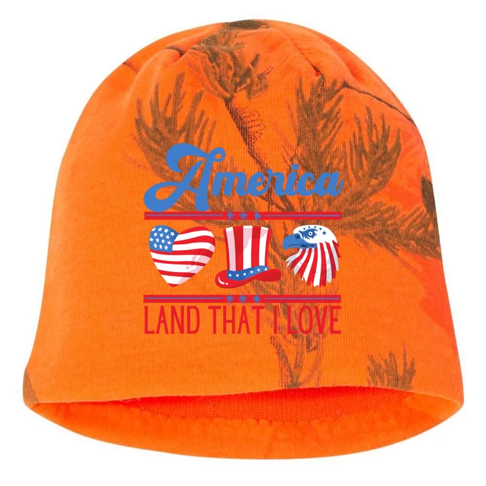 America Land That I Love Meaningful Gift Kati - Camo Knit Beanie