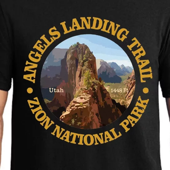 Angels Landing Trail Funny Zion National Park Utah Adventure Pajama Set