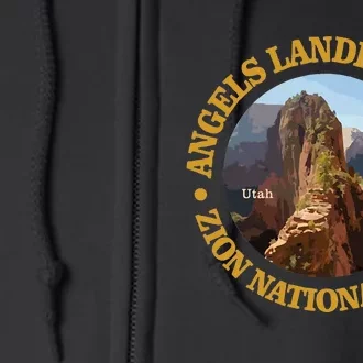 Angels Landing Trail Funny Zion National Park Utah Adventure Full Zip Hoodie