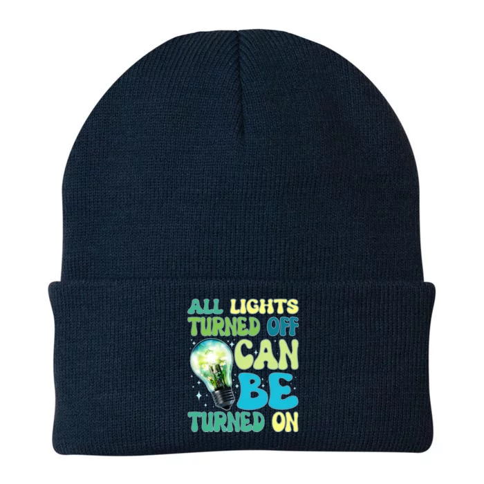 All Lights Turned Off Can Be Turned On Knit Cap Winter Beanie