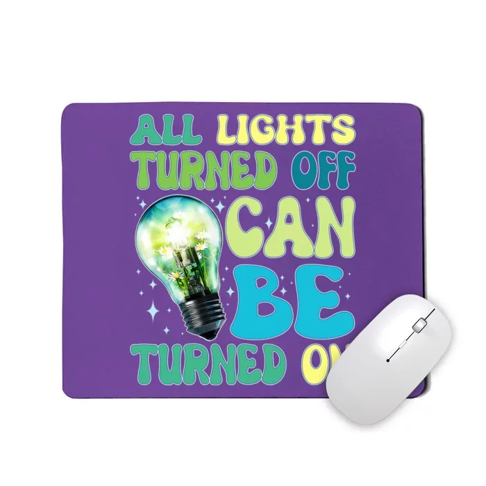 All Lights Turned Off Can Be Turned On Mousepad