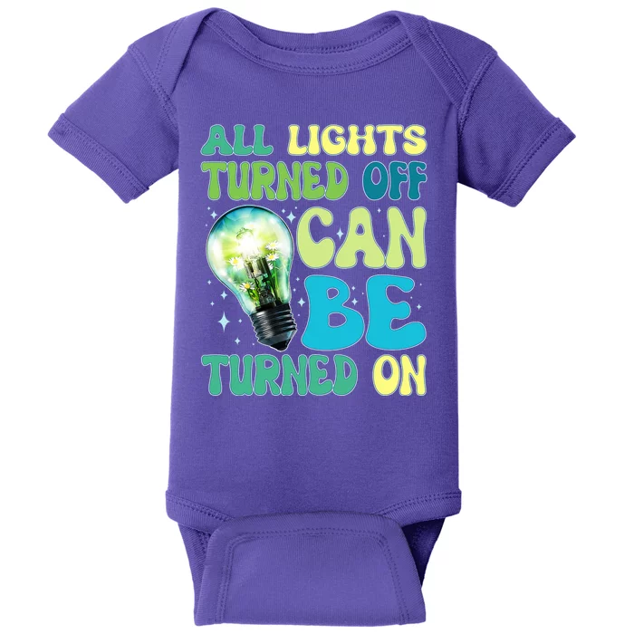 All Lights Turned Off Can Be Turned On Baby Bodysuit