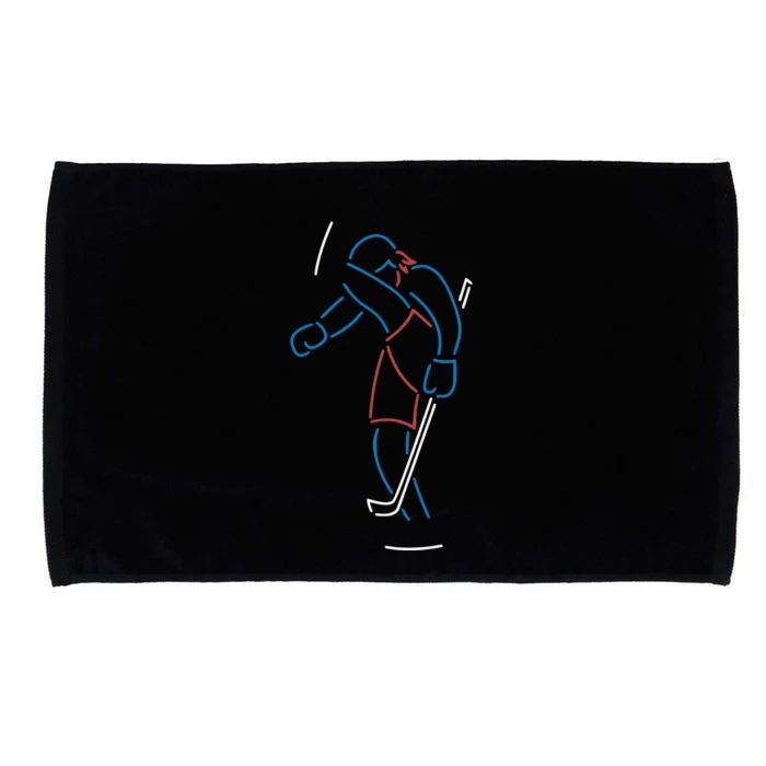 Athlete Logos The Neon Bread Kick Man Microfiber Hand Towel