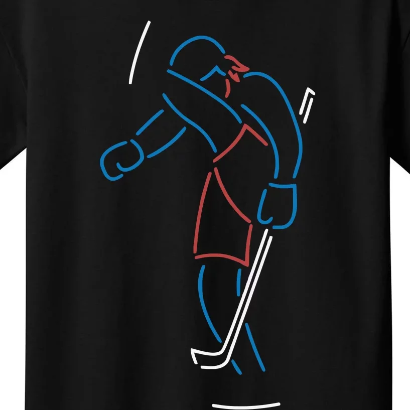 Athlete Logos The Neon Bread Kick Man Kids T-Shirt