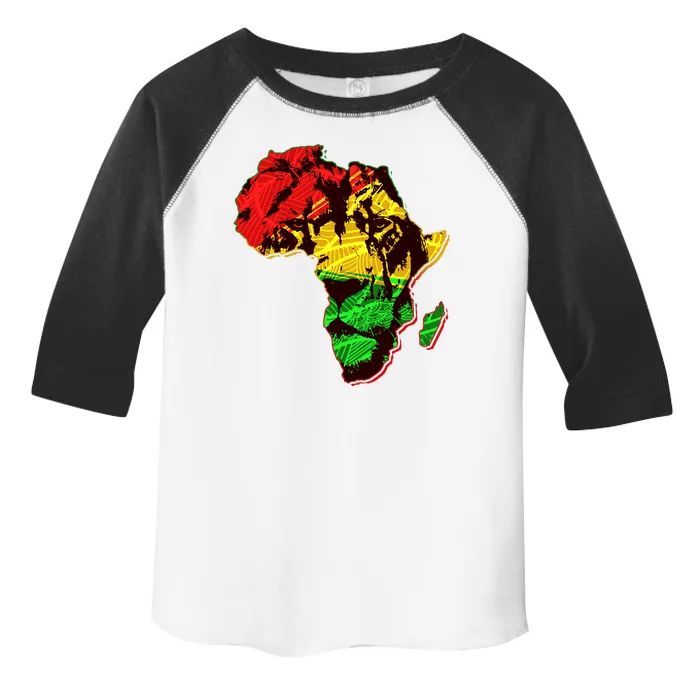 African Lion Traditional Pattern Colors Toddler Fine Jersey T-Shirt